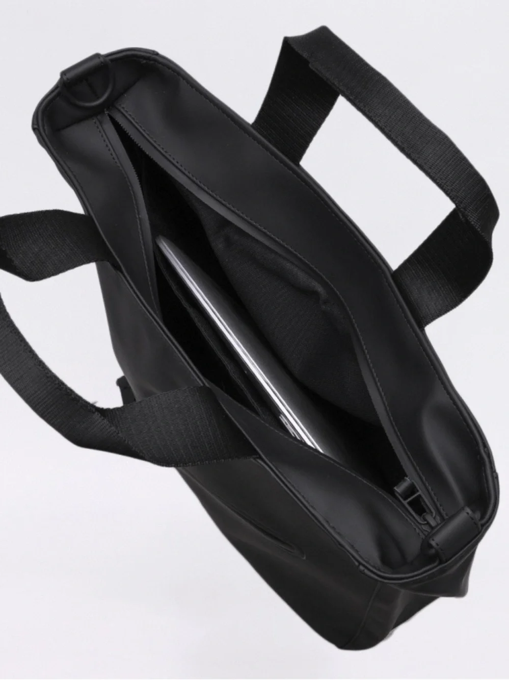 RAINS Unisex Tote Bag with Black Strap